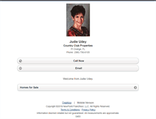 Tablet Screenshot of judieudey.homesandland.com
