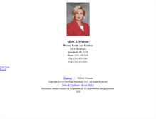 Tablet Screenshot of marywooten.homesandland.com