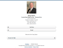 Tablet Screenshot of gregorytaylor.homesandland.com