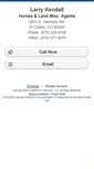 Mobile Screenshot of larrykendall.homesandland.com