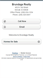 Mobile Screenshot of brundagerealty.homesandland.com