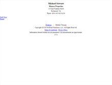 Tablet Screenshot of michaelstewart.homesandland.com