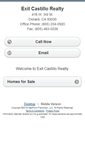 Mobile Screenshot of castillorealty.homesandland.com