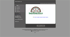 Desktop Screenshot of finerhomesrealty.homesandland.com