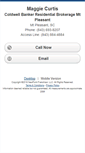 Mobile Screenshot of maggiecurtis.homesandland.com