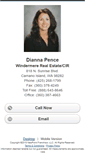 Mobile Screenshot of diannapence.homesandland.com