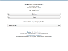 Tablet Screenshot of keyes.homesandland.com