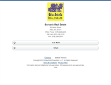 Tablet Screenshot of burbankrealestate.homesandland.com