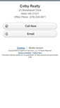Mobile Screenshot of colbyrealty.homesandland.com