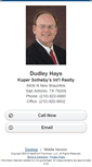 Mobile Screenshot of dudleyhays.homesandland.com