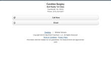 Tablet Screenshot of candileequigley.homesandland.com