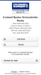 Mobile Screenshot of cbschneidmiller.homesandland.com