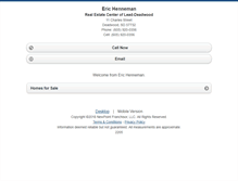 Tablet Screenshot of erichenneman.homesandland.com