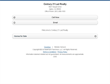 Tablet Screenshot of c21lad.homesandland.com