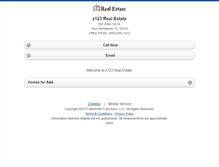Tablet Screenshot of 123realestate.homesandland.com