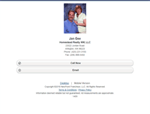 Tablet Screenshot of jangee.homesandland.com