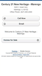 Mobile Screenshot of century21newheritage.homesandland.com