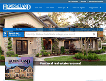 Tablet Screenshot of frogrealty.homesandland.com