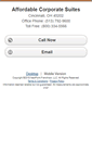 Mobile Screenshot of cincinnatiaffordablecorporatesuites.homesandland.com