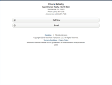 Tablet Screenshot of chucksaleeby.homesandland.com