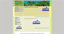 Desktop Screenshot of carolinashorelinerealty.homesandland.com