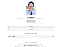 Tablet Screenshot of kenswitzer.homesandland.com