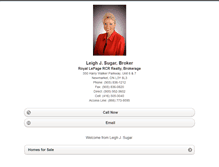 Tablet Screenshot of leighsugar.homesandland.com