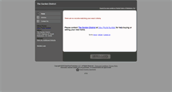 Desktop Screenshot of gardendistrict.homesandland.com