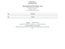 Tablet Screenshot of islandhomesofthepacific.homesandland.com