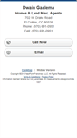 Mobile Screenshot of dwaingaalema.homesandland.com