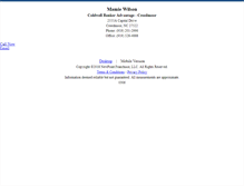 Tablet Screenshot of mwilson.homesandland.com