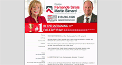 Desktop Screenshot of fernandesirois.homesandland.com