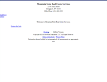 Tablet Screenshot of mountainstaterealestate.homesandland.com