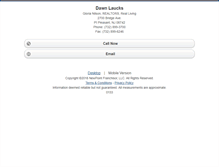 Tablet Screenshot of dawnlaucks.homesandland.com