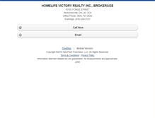 Tablet Screenshot of homelifevictory.homesandland.com