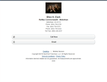 Tablet Screenshot of ellenclark.homesandland.com