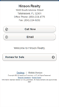 Mobile Screenshot of hinsonrealty.homesandland.com
