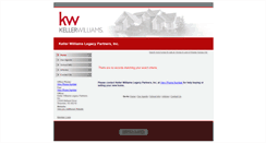 Desktop Screenshot of kellerwilliamslegacypartners.homesandland.com