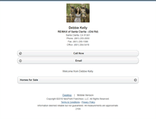 Tablet Screenshot of debbiekelly.homesandland.com