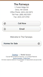 Mobile Screenshot of fairways.homesandland.com