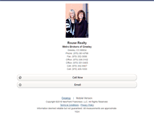 Tablet Screenshot of cindyrouse.homesandland.com