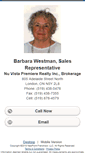 Mobile Screenshot of barbarawestman.homesandland.com