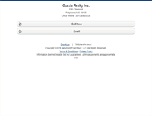 Tablet Screenshot of gussiorealty.homesandland.com