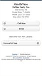 Mobile Screenshot of kimdevane.homesandland.com