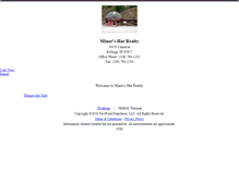 Tablet Screenshot of minershatrealty.homesandland.com