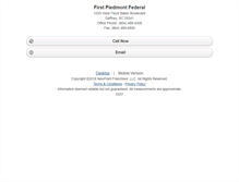 Tablet Screenshot of firstpiedmont.homesandland.com
