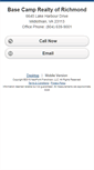 Mobile Screenshot of basecamprealty.homesandland.com