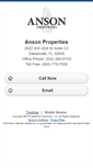 Mobile Screenshot of ansonproperties.homesandland.com