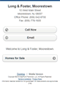 Mobile Screenshot of longandfostermoorestown.homesandland.com