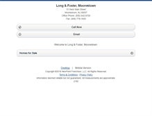 Tablet Screenshot of longandfostermoorestown.homesandland.com